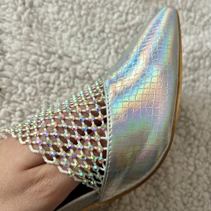 Salto alto brilhantes