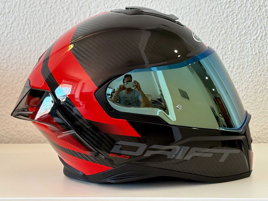 Capacete NOVO Carbono Total Caberg Drift Evo Carbon.42% DESCONTO. Tam L-XL