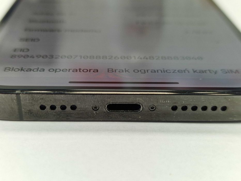 Iphone 14 PRO MAX 128GB/ Space Black/ BAT 87%/ Grade A-/ GW 12 MC/ + ładowarka