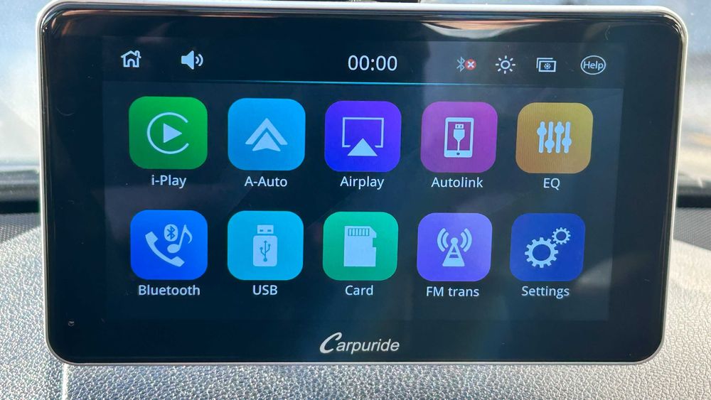 Carpuride 7" Carplay e Android auto mod W701