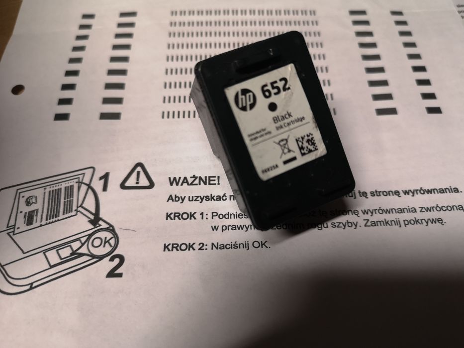 Tusz, HP 652 czarny zregenerowany duża pojemność 18ml