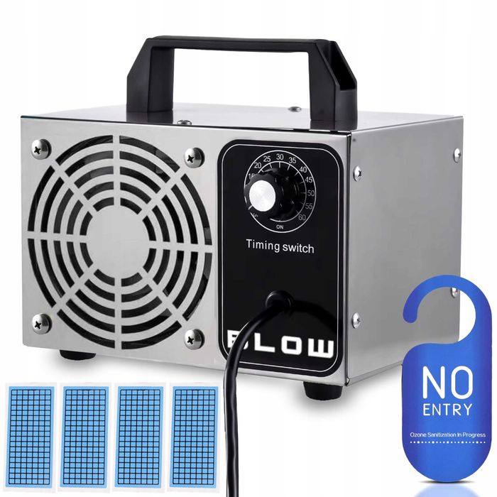 Mocny Ozonator Generator Ozonu Oczyszczacz Powietrza 60 000 Mg/h Timer 140w