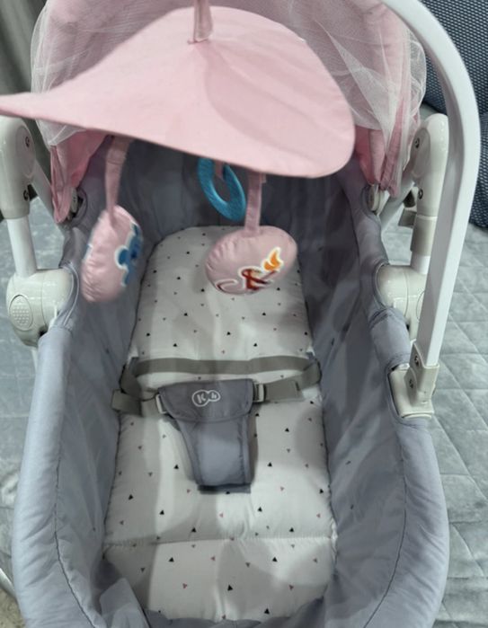 Kinderkraft 5w1 bujaczek leżaczek łóżeczko kołyska krzesełko nowe