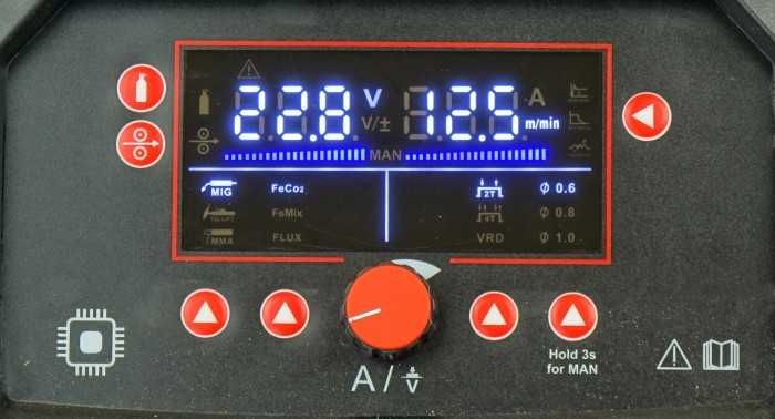 Inwertorowa spawarka półautomat IDEAL TECNO MIG 221 SYNERGIC