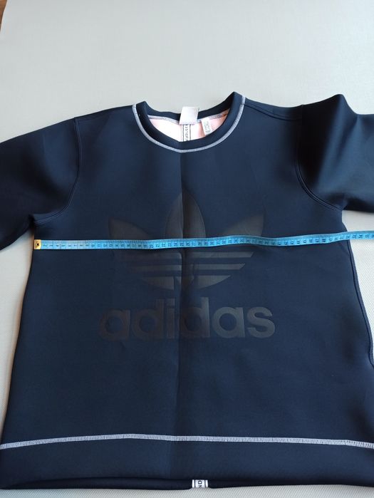 Adidas bluza okrągły dekolt sweatshirt rozmiar 38