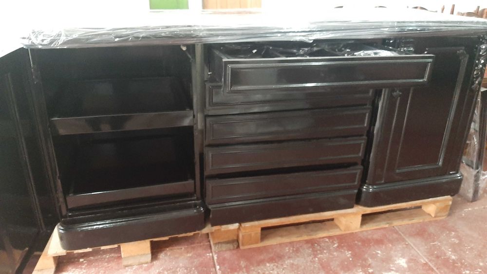 Aparador por módulos - preto piano