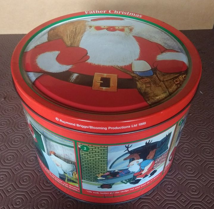 Lata de Natal em chapa