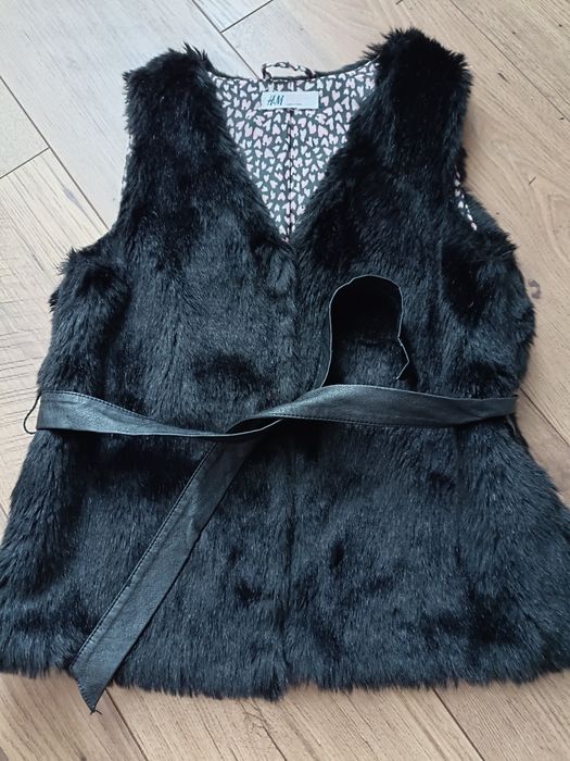 Kamizelka futrzana H&M 146