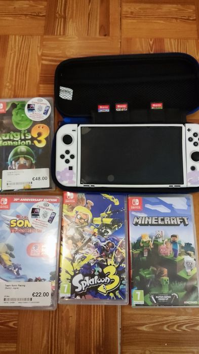 Nintendo switch com jogos