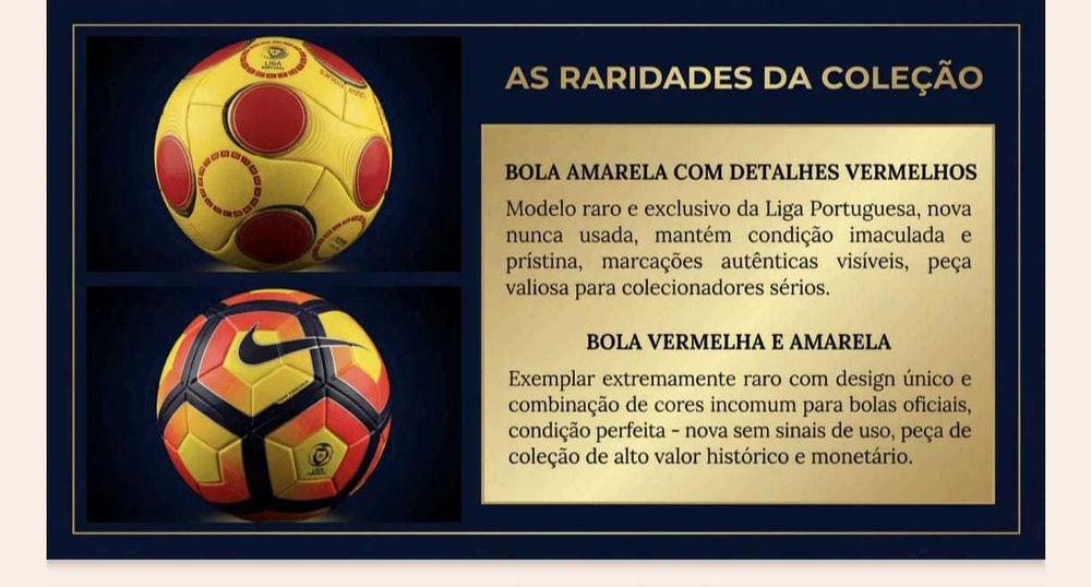 19 Bolas de Futebol oficiais da Liga Portuguesa