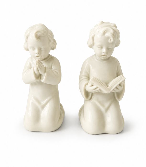 Porcelana - 2 Anjos cantores - Vista Alegre