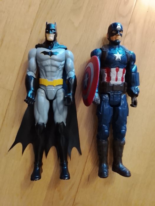 Pack Figuras Batman e Capitão América