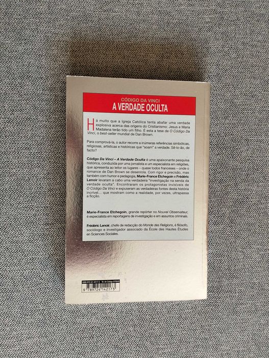Livro "Código da Vinci - A verdade oculta" de Marie-France Etchegoin & Frédéric Lenoir