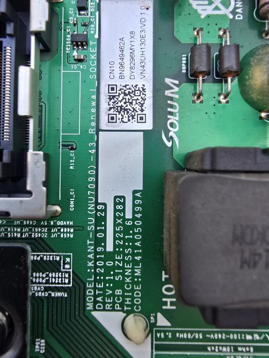 Placa p/ LG 55NANO766QA