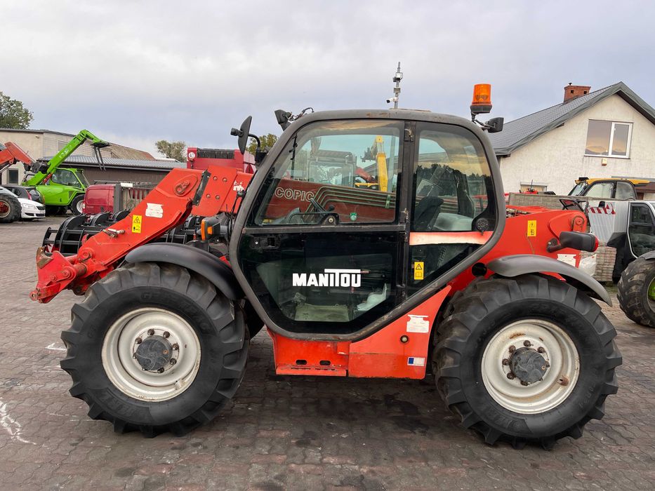 Ładowarka teleskopowa Manitou MLT 630 TURBO LS Bardzo ładny stan Zadbana 6 Metrów 3 Tony Perkins Gotowa do pracy Polecam 2004 ROK CAŁA W ORYGINALE!