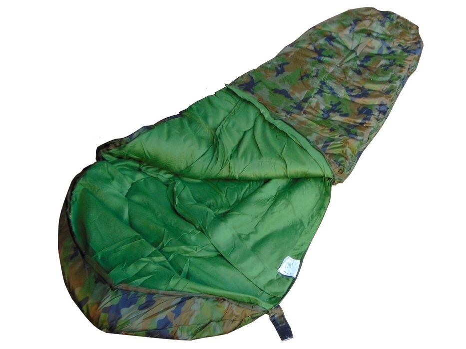 gruby śpiwór fox outdoor 450g/m2 moro