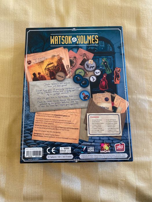 Watson & Holmes - Jogo de tabuleiro