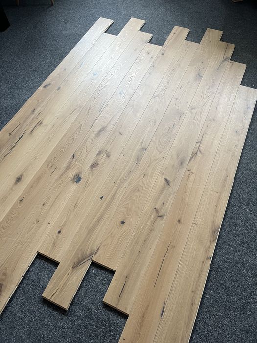 Deska Drewniana Dąb Rustic SCH, 13x140x2000mm, 4faza,olej BRESLAU