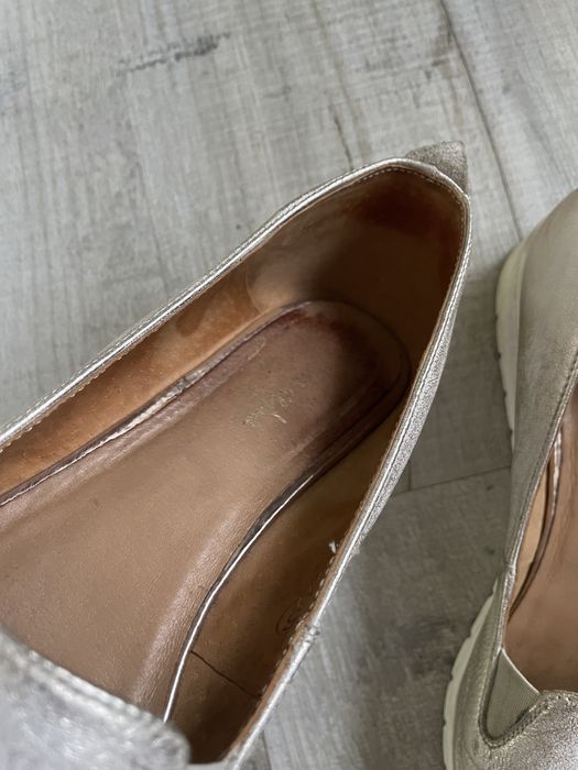 Srebrne buty damskie Maciejka