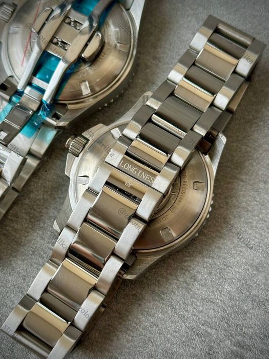 Чоловічий годинник дайвер LONGINES HYDROCONQUEST L3.841.4.96.6 41/44мм