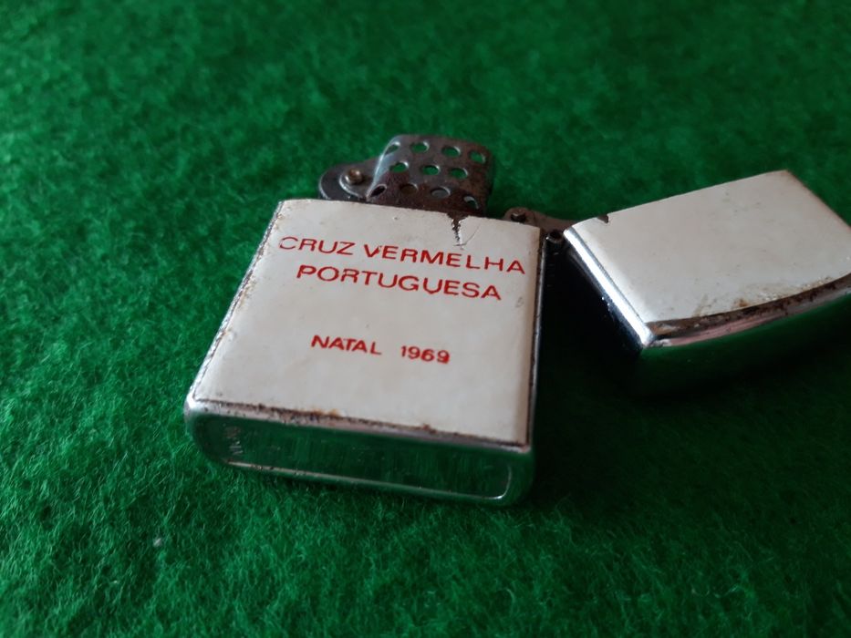Isqueiro cruz vermelha ultramar 1969