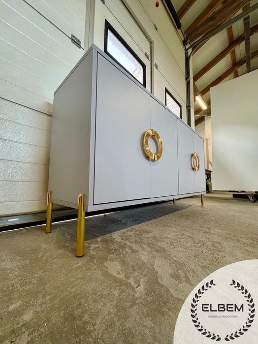 Komoda - Szary mat - DOSTĘPNA OD RĘKI!