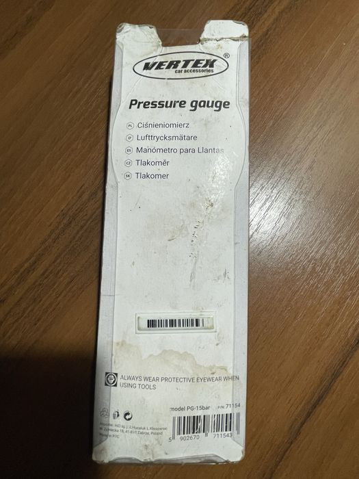 Манометр для грузовиків 0-15 bar