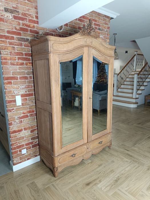 Stara dębowa szafa antyk