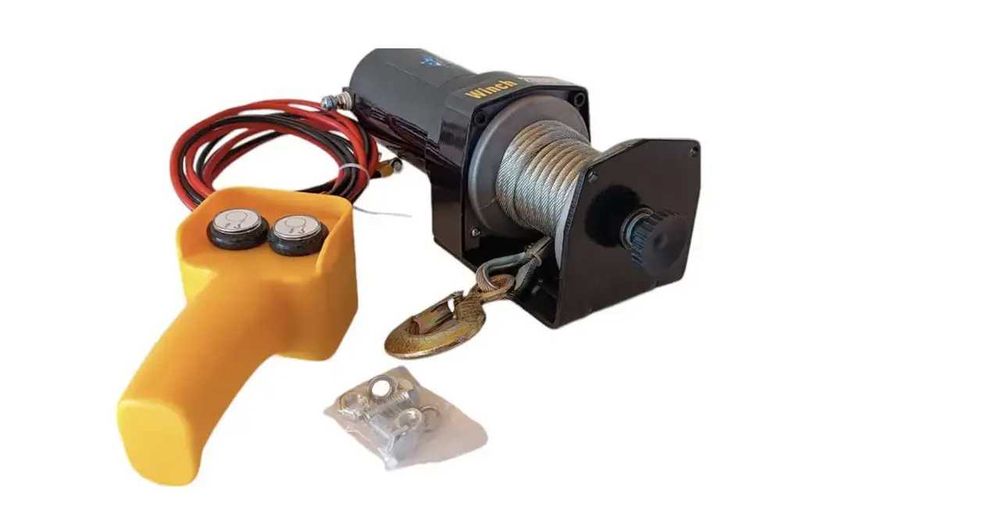 Лебідка для квадроцикла Energy 2000YP, 907 кг, электрическая лебедка