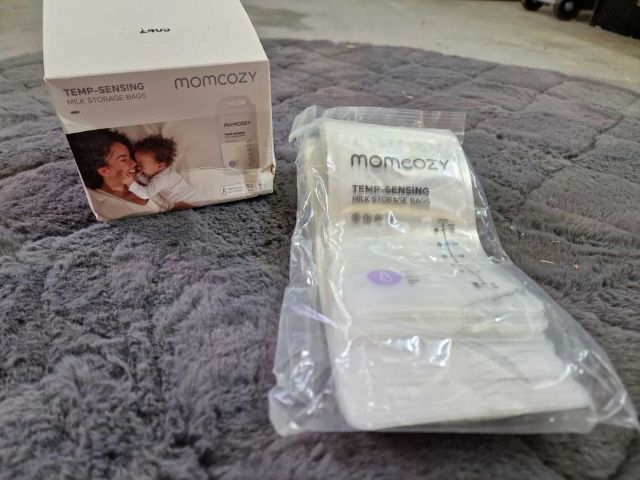 50 sztuk worki Momcozy do przechowywania mleka matki, worki do przechowywania mleka z wskaźnikiem zmiany koloru w zależności od temperatury