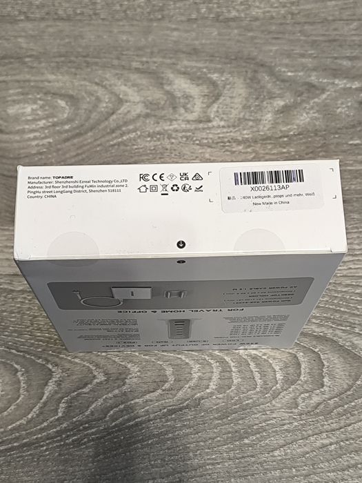 Зарядний пристрій TOPADRE GaN POWER 240W, оригінал, новий.
