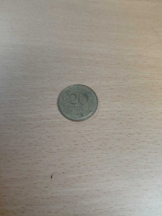 Moeda de 20 centimes de Franco 1981