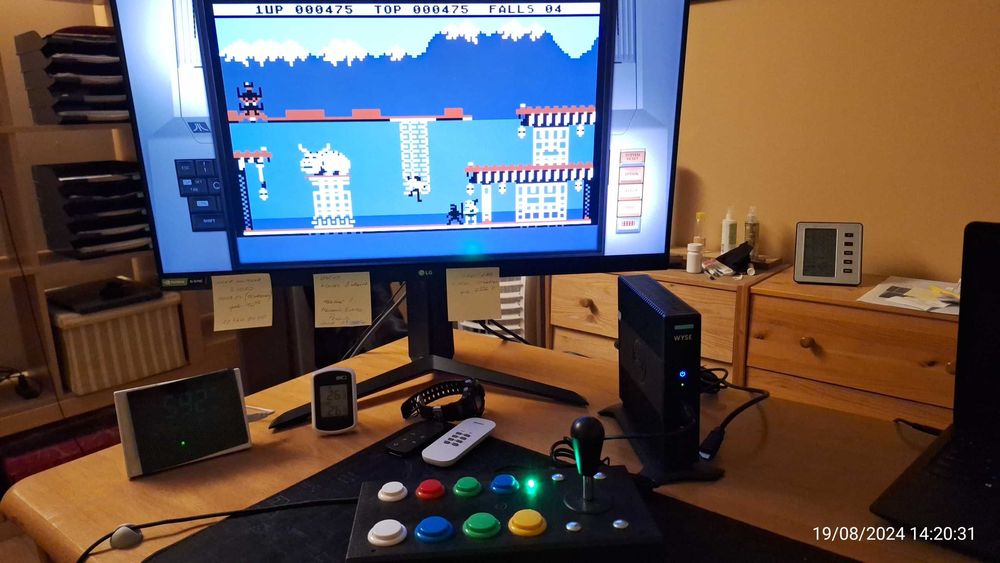 Praworęczny uniwersalny joystick arkadowy usb