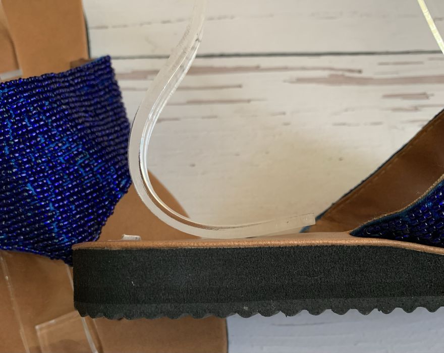 Stylowe Damskie Klapki Japonki Kind 40 Koraliki Boho Etno Nowe !