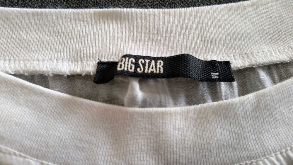 Big Star cienka biała bluzka rozm M