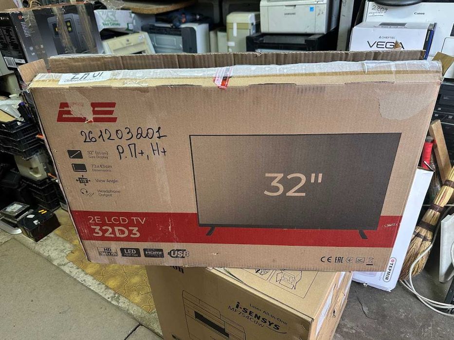 Широкоформатный LED телевизор с HDMI и audio 32 дюймов 2E 2E-32D3