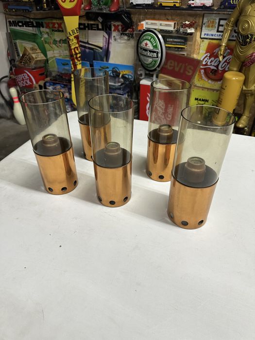 Candieiro velas em cobre