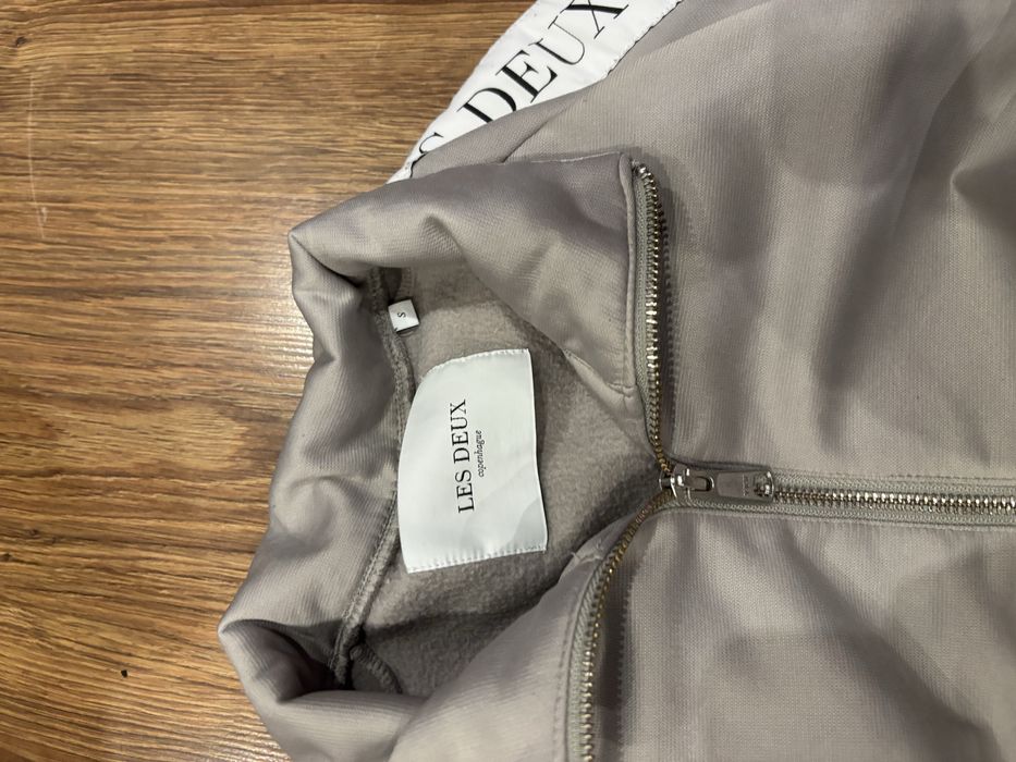 Bezowa bluza zauswana, meska, S, nowa