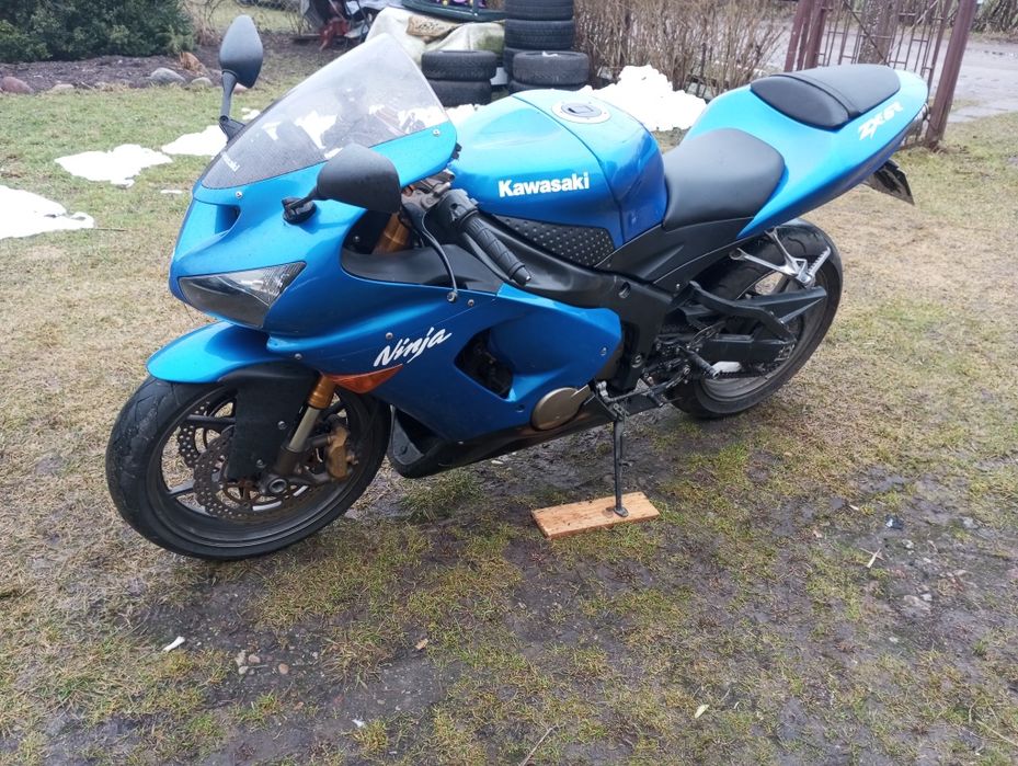 Kawasaki ninja zx6r 05/06 części  koła bak ogon przepustnica felga tył