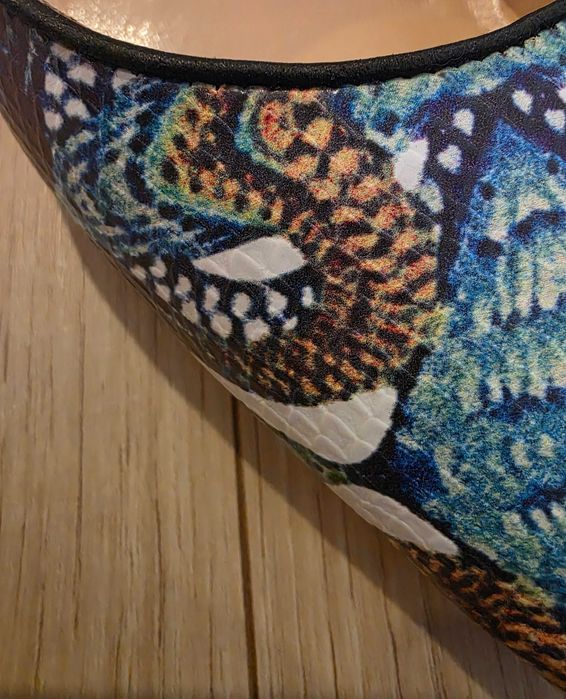 Sapatos de mulher Cobra azul tam.40 salto alto