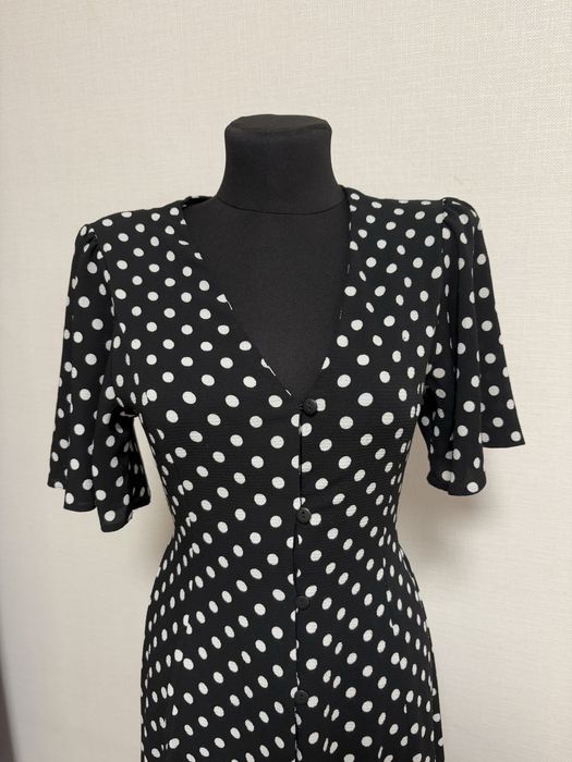 Міді сукня в горошок Asos