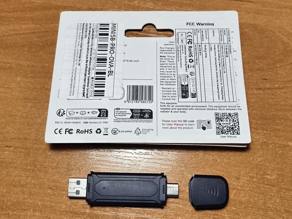 Carlinkit Mini 5 Pro Безпровідний CarPlay та Android Auto