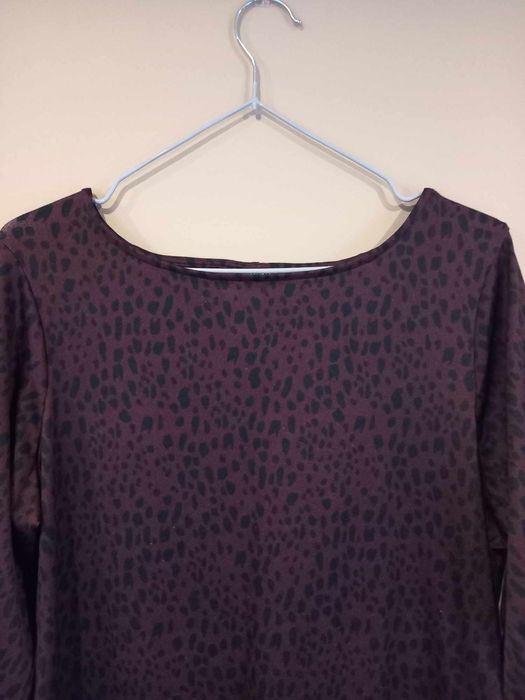 Bluzka damska M bordowa