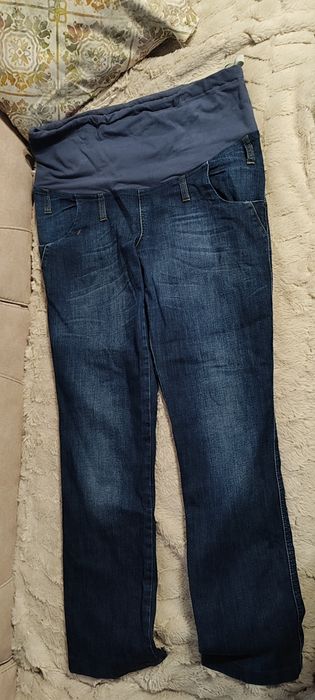 Jeansy ciążowe, z metki XXL