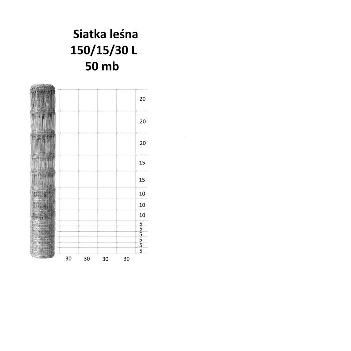 Siatka leśna 150/18/30  50mb