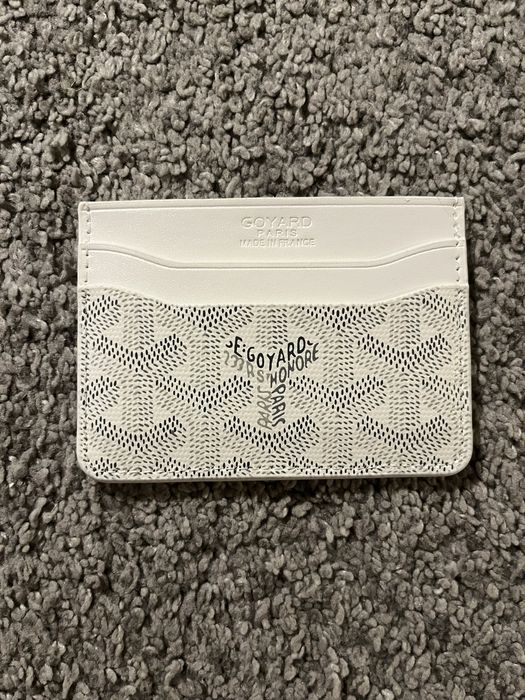 Goyard white cardholder