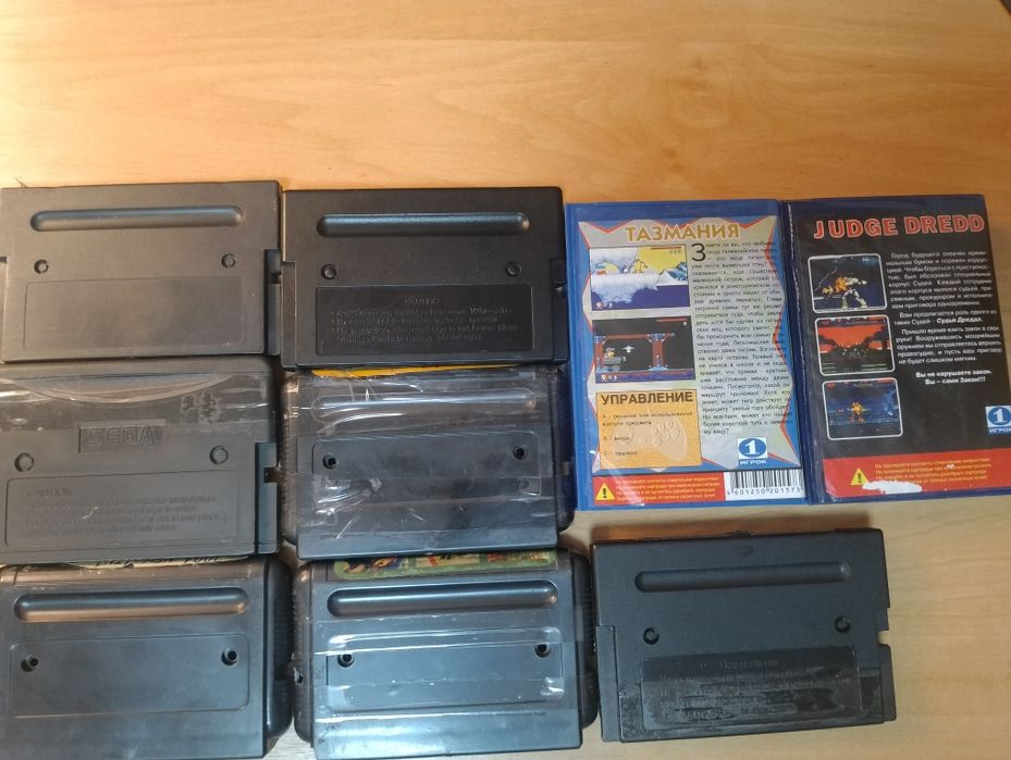 Картриджи Sega Mega Drive