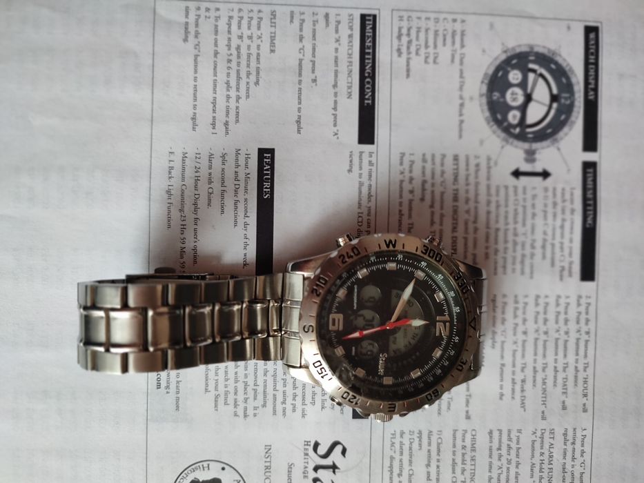 Продам новые кварцевые часы Stauer ( США).