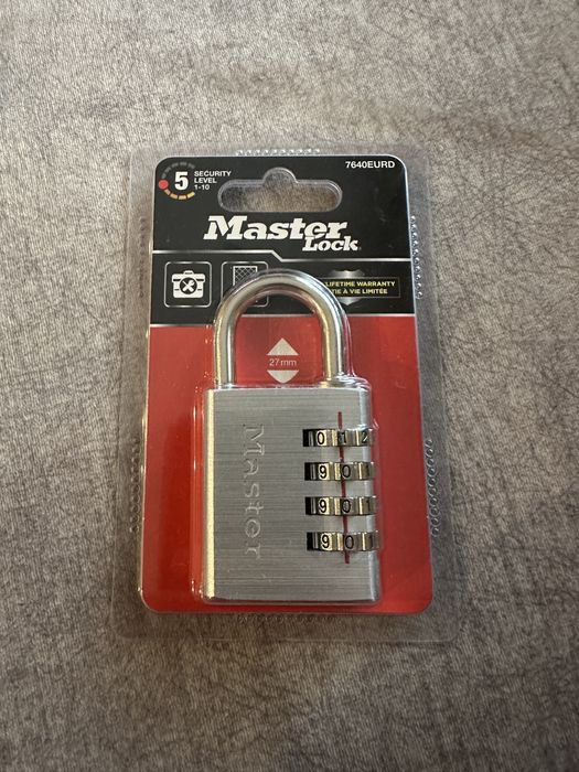 Cadeado com combinação MASTER LOCK 7640EURD 40MM