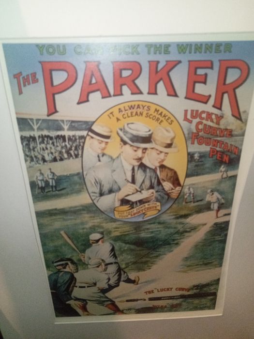 Publicade da Parker sem vidro